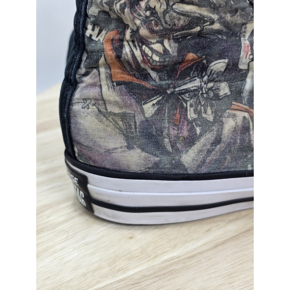Womens Sz 8 Converse Chuck Taylor All Star Hi DC Comics The Joker Laugh  154789c - Picture 8 of 10